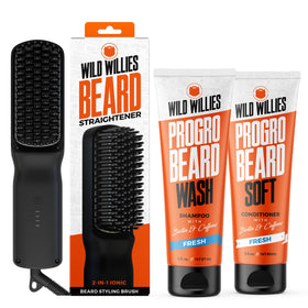 Kit de soins de barbe Wild Willies avec shampoing et après-shampoing