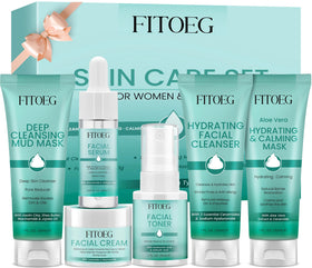 Kit de soins de la peau FITOEG vue avant avec tous les produits