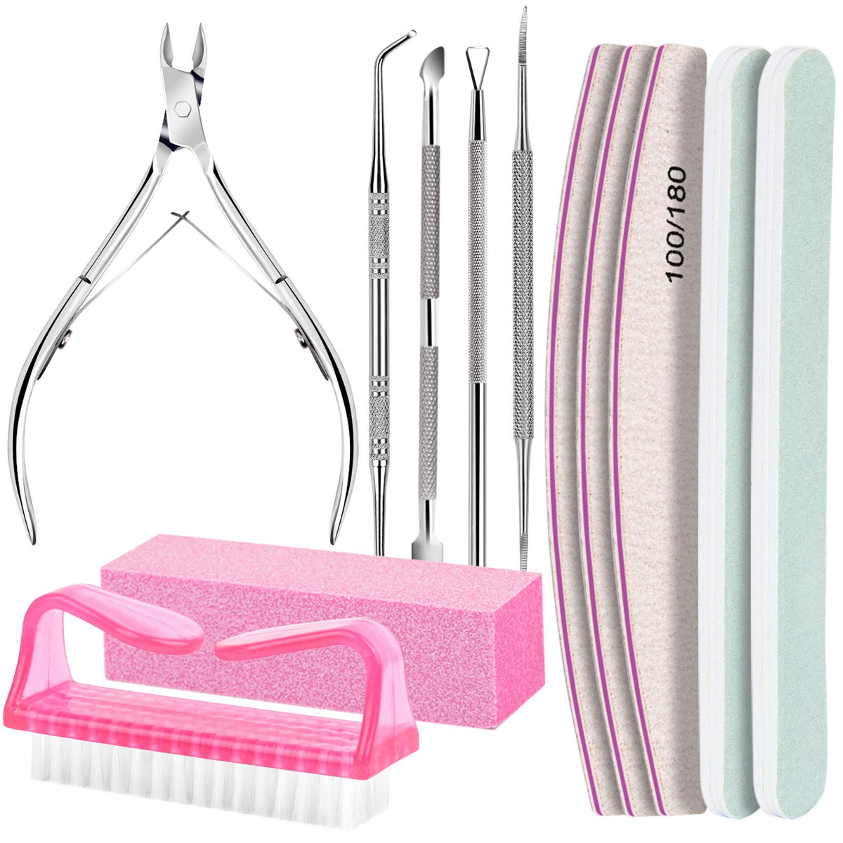 Kit de soins des ongles Fandamei avec outils manucure et pédicure