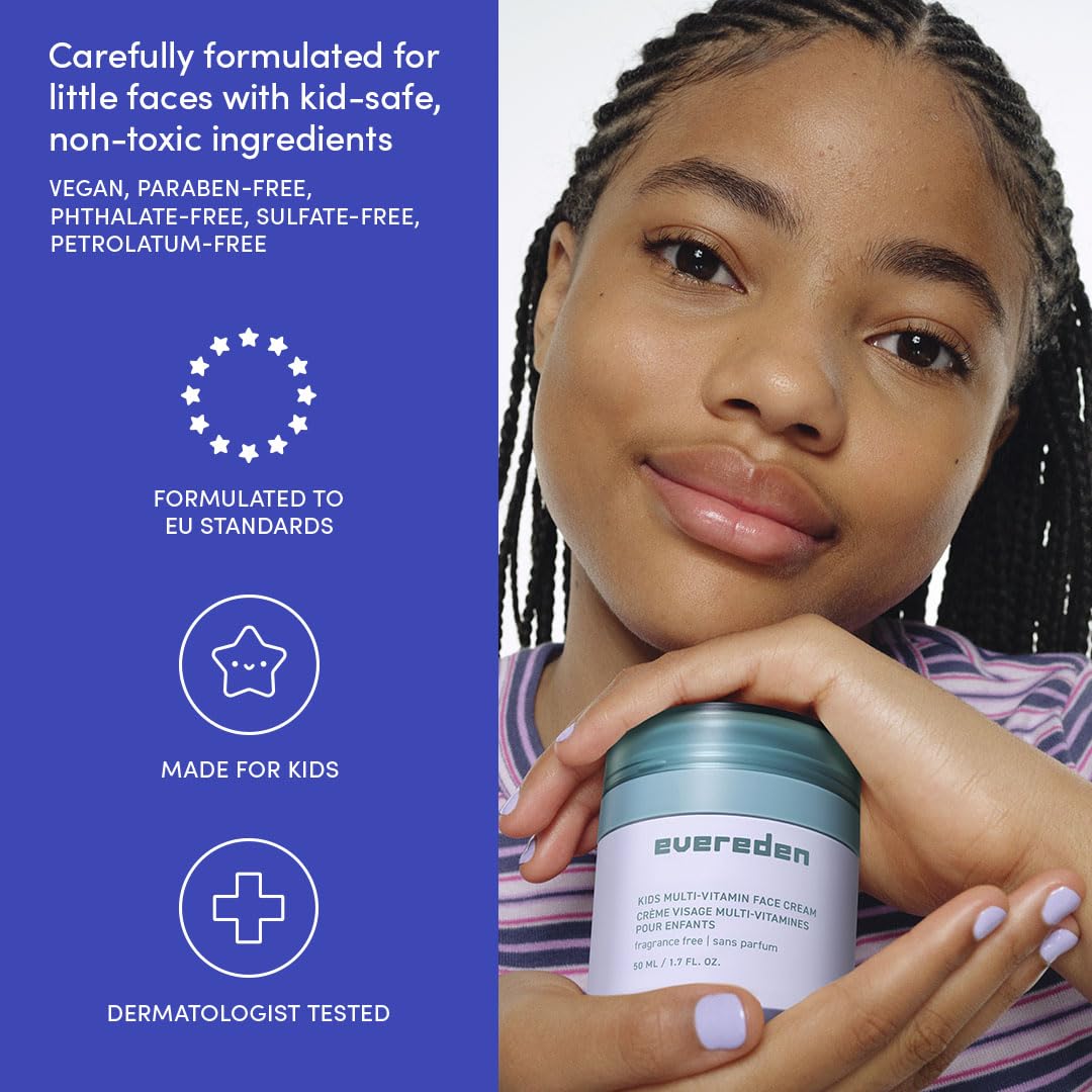 Kit de soins visage Evereden avec tous les produits présentés