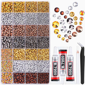 Kit de strass métalliques TINKRSTUFF avec 20000 pièces en résine
