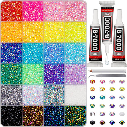 Kit de strass Worthofbest 33000 Pcs avec colle B7000