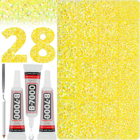 Kit de strass Worthofbest avec 36000 strass de résine