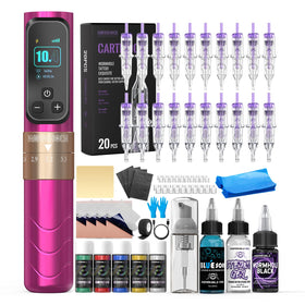 Kit de tatouage Wormhole avec stylo sans fil et accessoires complets