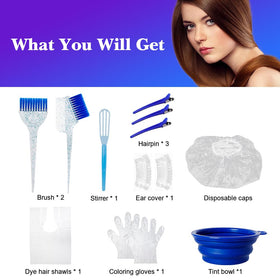 Kit de teinture capillaire complet MOONMINI