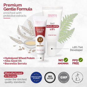 Kit de teinture cheveux RB RENATA BEAUTY avec packaging