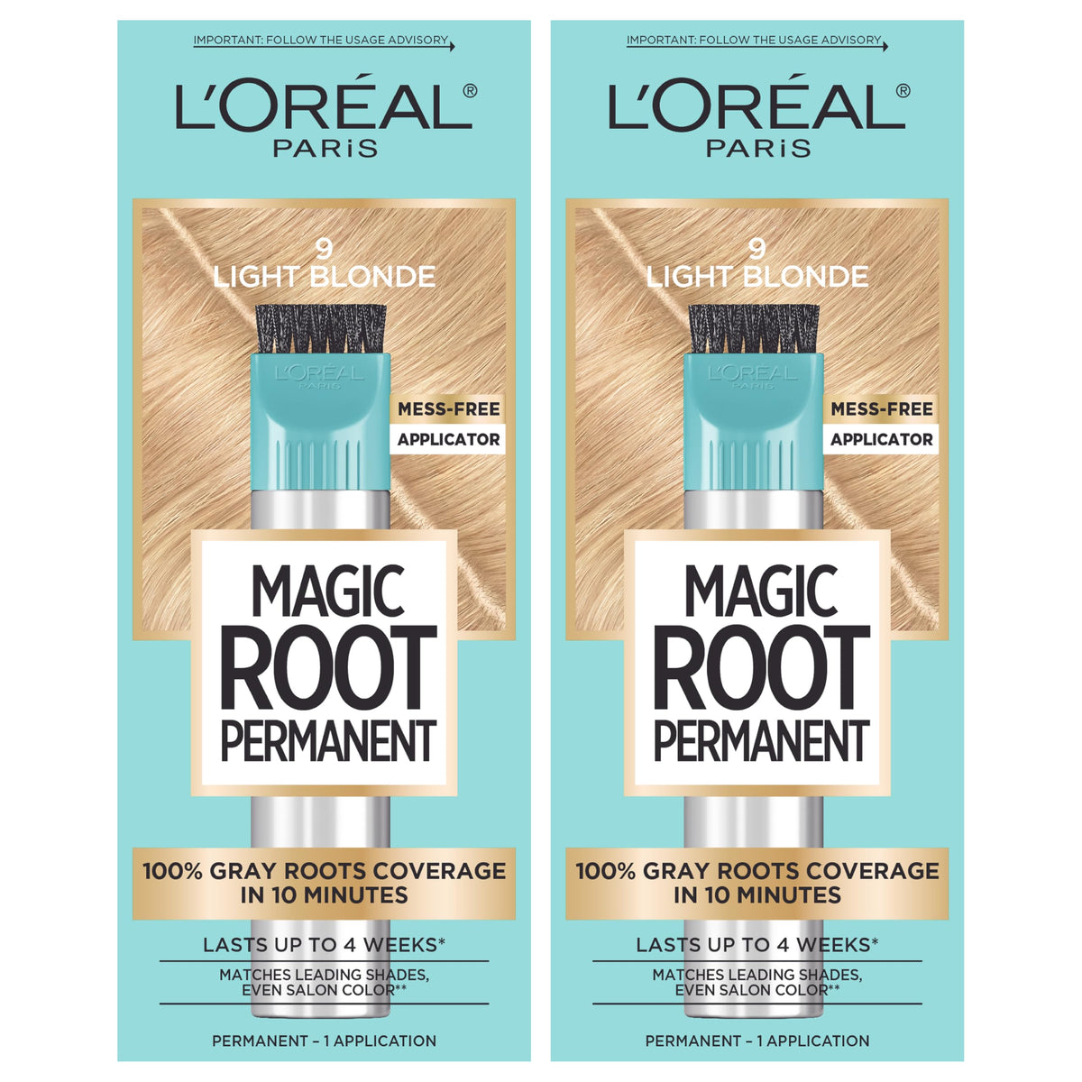 Kit de Teinture Permanente L'Oreal Paris 9 Blond Clair vue de face