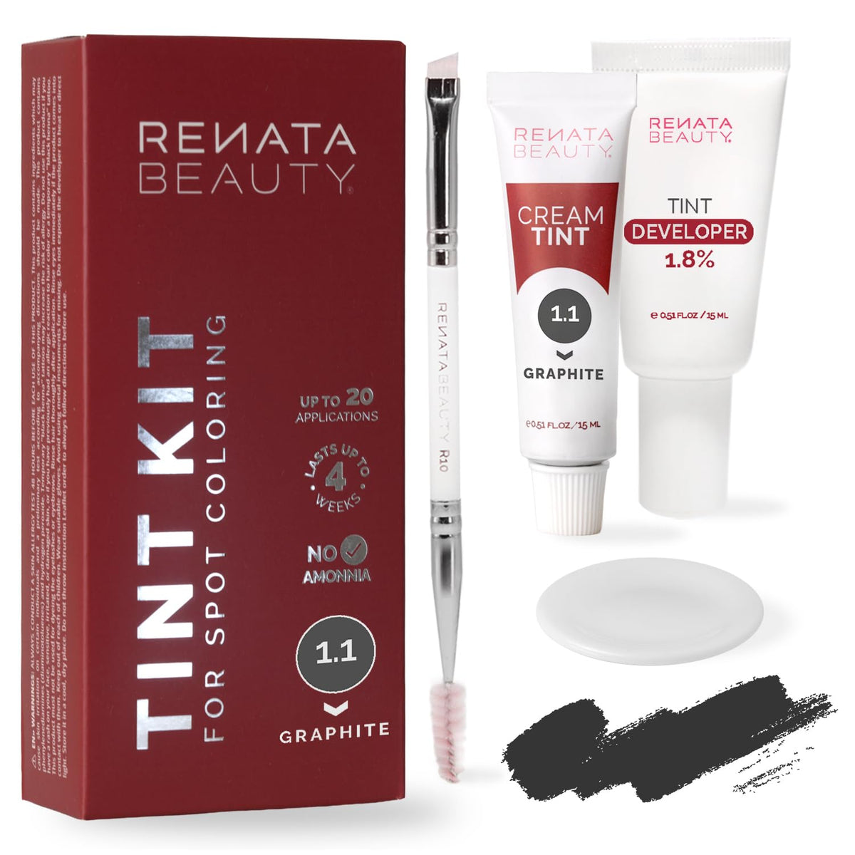 Kit de teinture RB RENATA BEAUTY Graphite vue de face