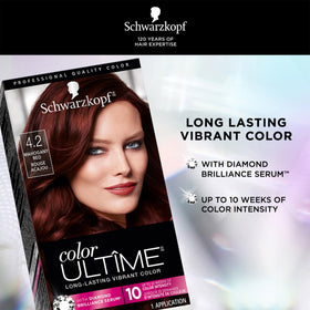 Kit de teinture Schwarzkopf Color ULTÎME avec crème colorante et gants