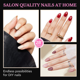 Kit de tips d'ongles AZUREBEAUTY avec 600 pièces et 15 tailles