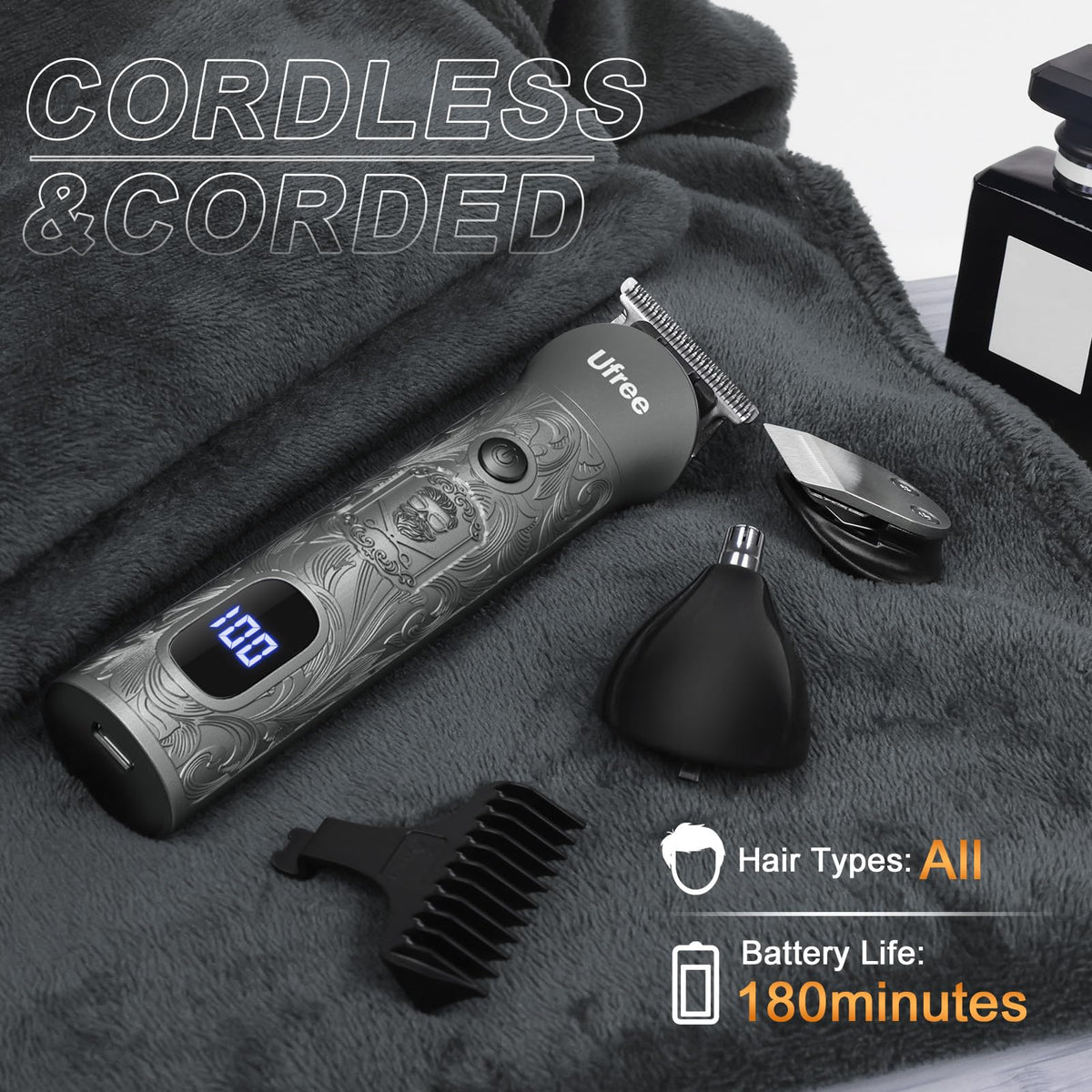 Kit de toilettage Ufree complet avec tous les accessoires