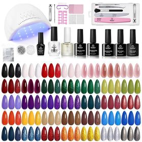 Kit de vernis à ongles Beetles avec 45 bouteilles de vernis colorés