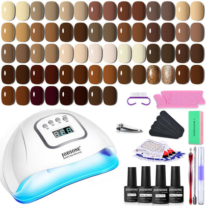 Kit de vernis à ongles en gel JODSONE avec 32 bouteilles de couleurs