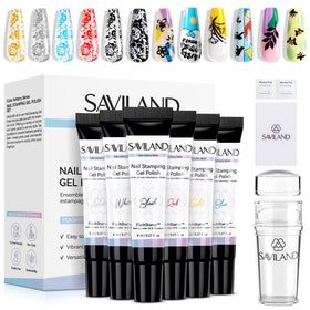 Kit de Vernis à Ongles en Gel SAVILAND avec 6 couleurs