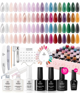 Kit de vernis à ongles gel beetles avec boîte de rangement