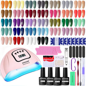 Kit de vernis à ongles gel JODSONE 36PCS avec lampe UV