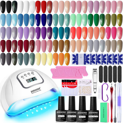 Kit de vernis à ongles gel JODSONE avec 32 couleurs et lampe UV