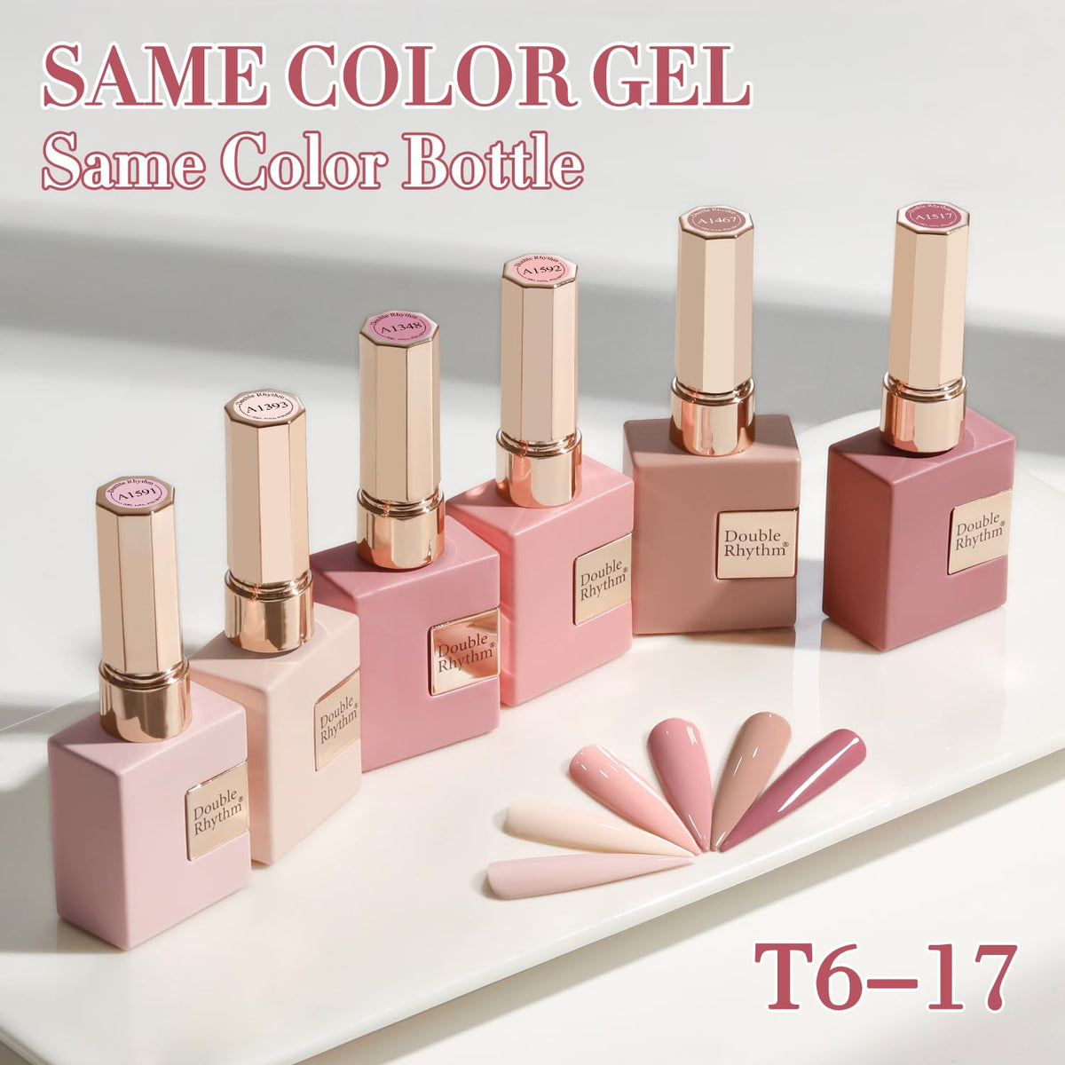 Kit de vernis gel Double Rhythm avec 6 couleurs