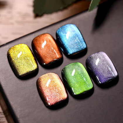 Kit de vernis gel magnétique Born Pretty 6PCS avec flacons scintillants