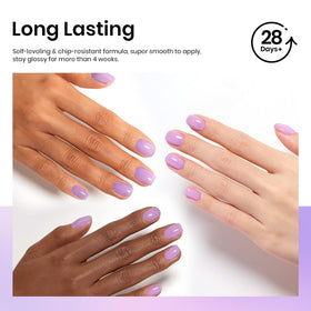Kit de vernis gel violet beetles avec accessoires