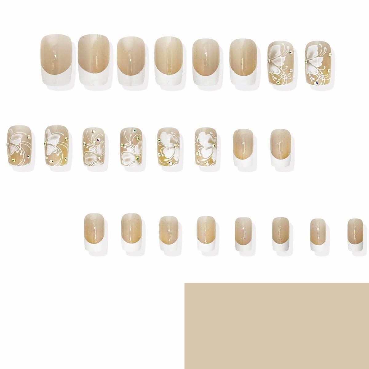 kit faux ongles juggssa avec accessoires inclus