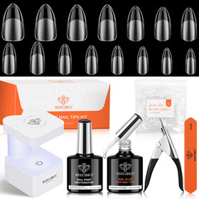 kit gel ongles modelones avec 510 pointes et lampe UV/LED