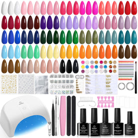 kit manucure gel beetles 53 pièces avec lampe UV