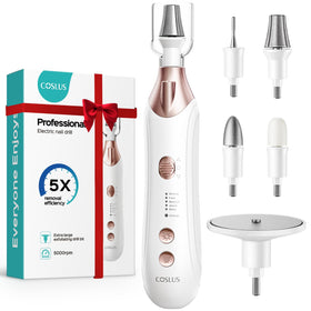 Kit manucure pédicure COSLUS 5 en 1 avec outils en acier inoxydable