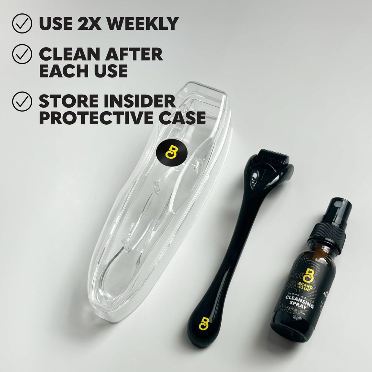 Kit microneedling The Beard Club en vue d'ensemble