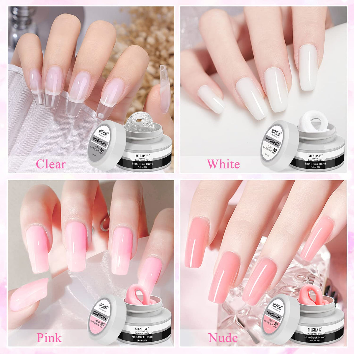 Kit MIZHSE pour la création d'ongles 3D avec tous les accessoires