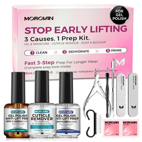 Kit Morovan de préparation des ongles avec outils complets