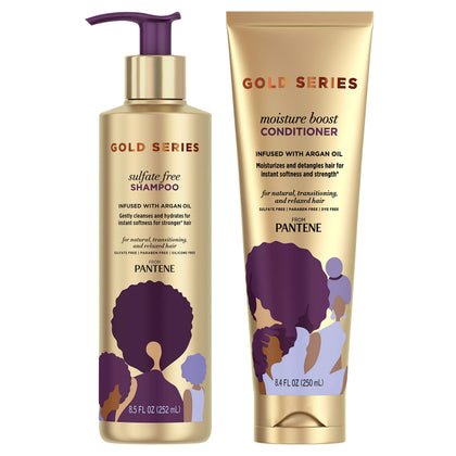 Kit Pantene avec shampooing et après-shampooing à l'huile d'argan