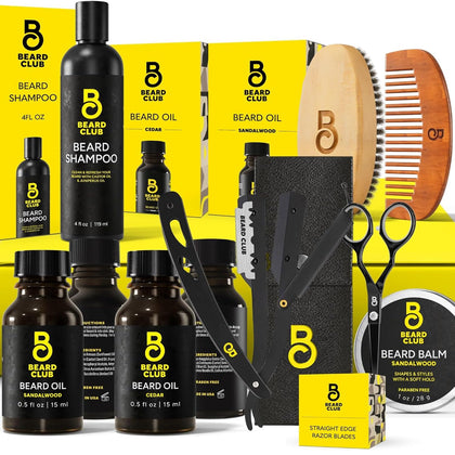 Kit Premium pour Barbe The Beard Club avec huiles et baume