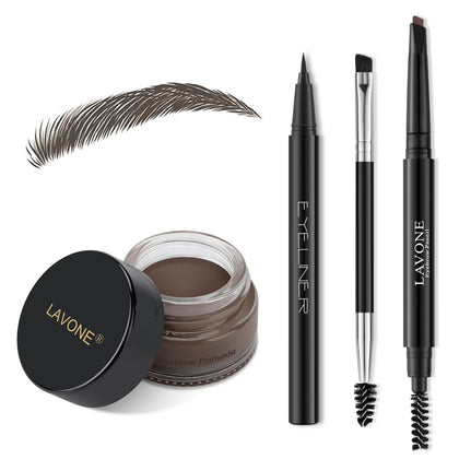 Kit sourcils LAVONE avec crayon, pommade et eyeliner