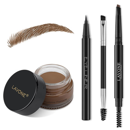 Kit sourcils LAVONE avec pommade et crayon marron cendre