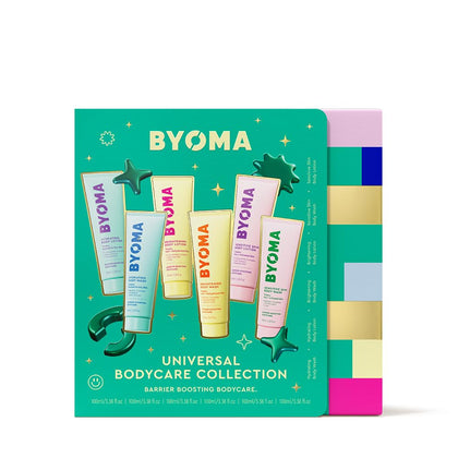Kit Voyage BYOMA avec 6 soins corporels en packaging