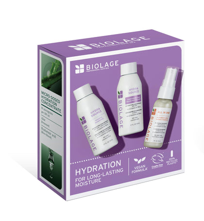 Kit Voyage Hydra Source Biolage avec shampoing et baume