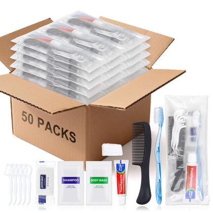 Kits d'hygiène HQSLsund en lot de 50, vue d'ensemble