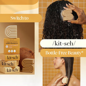 Kitsch Après-Shampooing à l'Huile de Coco, vue de côté