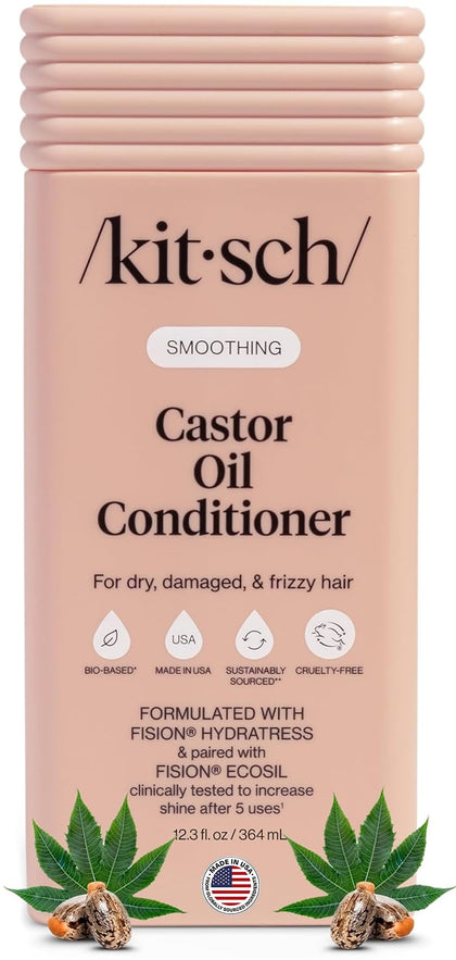 Kitsch Après-Shampooing Huile de Ricin 12,3 oz vue avant