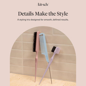 Kitsch Brosse à Cheveux Slick Back brosse Pintail pour séparation de cheveux