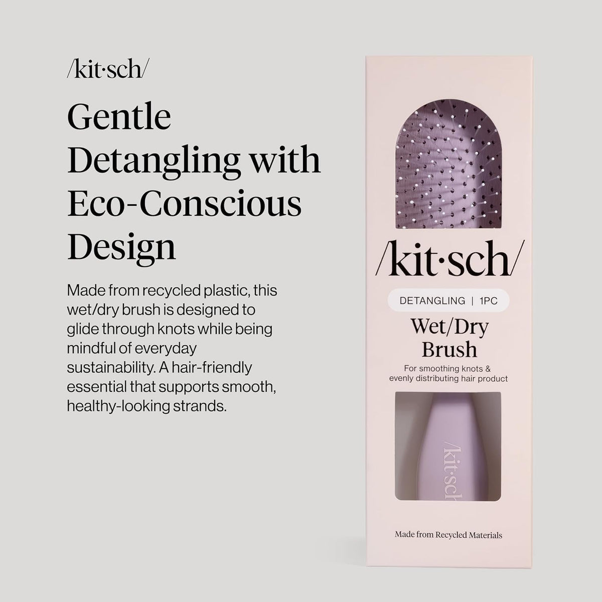 Kitsch Brosse Démêlante Humide et Sèche avec brins flexibles