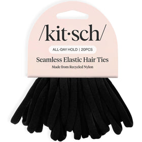 Kitsch chouchous élastiques noirs en paquet de 20 pièces