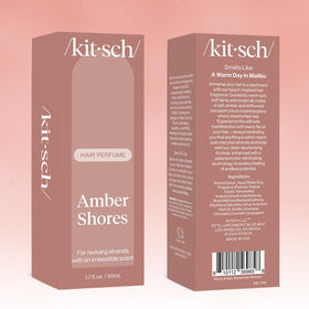 Kitsch Parfum pour Cheveux 50mL avec une vue de dos