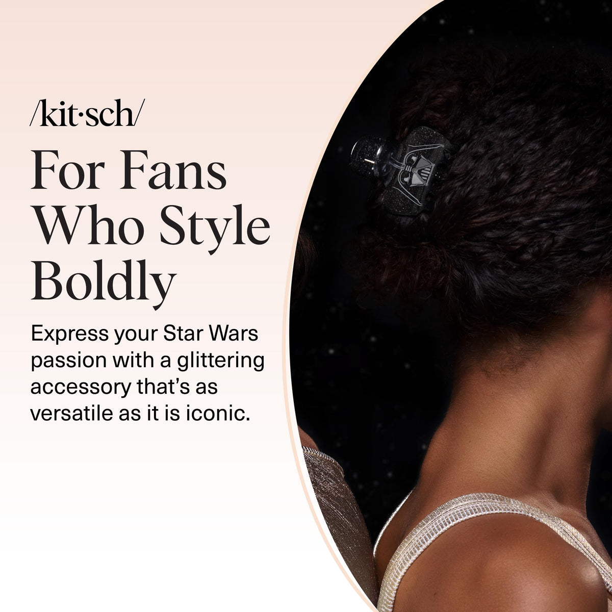 Kitsch pince à cheveux Darth Vader avec des accessoires d'été