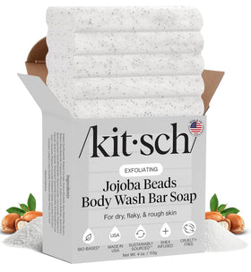 Kitsch Savon Exfoliant Corps Jojoba 120g vue de face