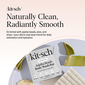 Kitsch Savon Exfoliant Jojoba avec fleurs et plantes