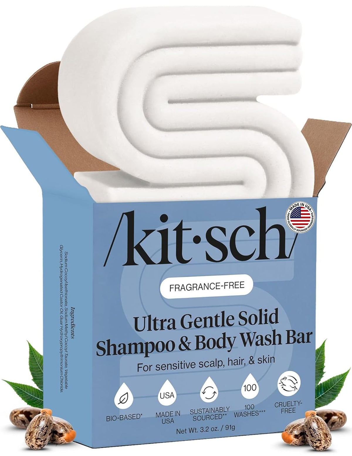 Kitsch Savon Solide 2-en-1 Ultra Sensible vue avant