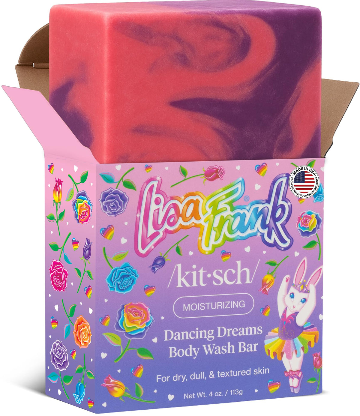 Kitsch Savon Solide au Beurre de Karité 129g vue de face