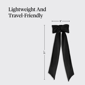 Kitsch Set & Flow headband curling noir sur fond blanc